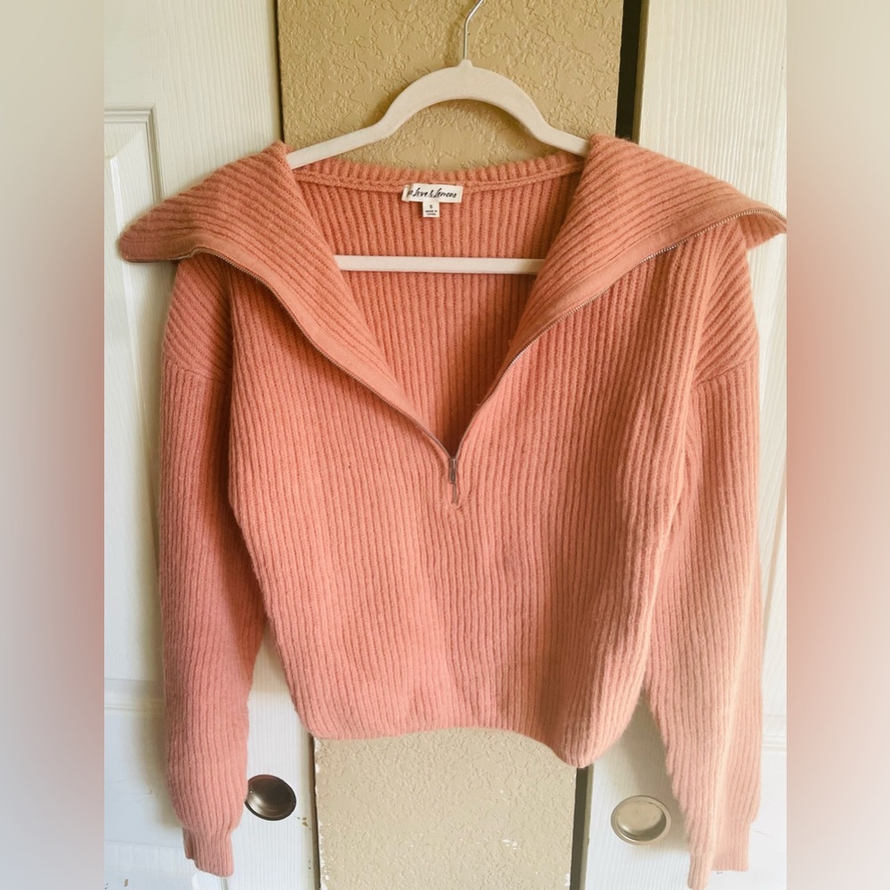 For Love & Lemons “Ryan” Zip Sweater | Size Small